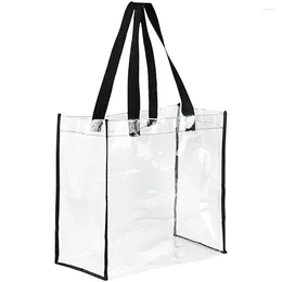 Storage Bags Tote Bag Transparent Pool Travel Clear Makeup Stadium Pvc Portable Toiletry Handbag Shopping