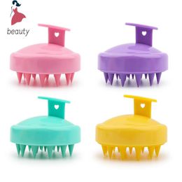 Silicone Massage Comb Shower Brush Head Body To Wash Clean Care Anti-Dandruff Shampoo Tools Hair Root Itching Scalp Bath Spa