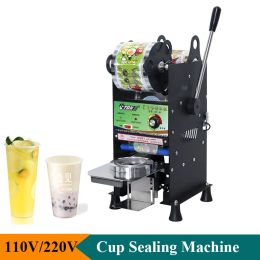 Machine Commercial Milk Boba Bubble Tea Juice Cup Sealer Machine for 90/95MM 18CM 110V 220V Cup Sealing Machine