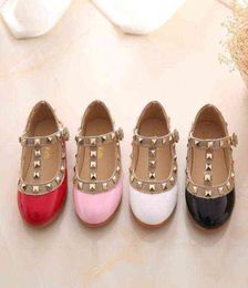 CCTWINS KIDS spring girls brand for baby shoes stud Single shoes children nude sandal toddler princess flats party Dance shoe X0702064816