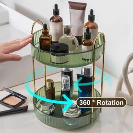 Storage Boxes Makeup Shelf Multi-layered Stable Base Good Load-bearing Desktop 360-degree Rotating Holder