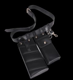 Punk Pu Leather Fanny Pack Waist Bag Belts for Woman Shoulder Bag Mobile Phone Packs Chest Female Purse Crossbody Waist Bag T200428180641