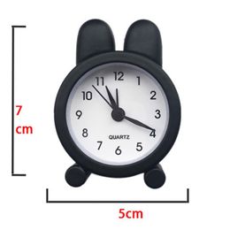 Creative Cute Mini Metal Small Alarm Clock Electronic Small Alarm Clock Table Desktop For Kids Students Decor Reloj Despertador