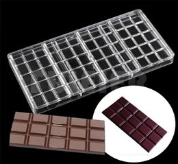 12 6 06cm polycarbonate chocolate bar mold DIY baking pastry confectionery tools sweet candy chocolate mould Y2006187290621