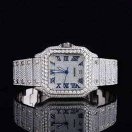 Luxury Looking Fully Watch Iced Out For Men woman Top craftsmanship Unique And Expensive Mosang diamond 1 1 5A Watchs For Hip Hop Industrial luxurious 1607
