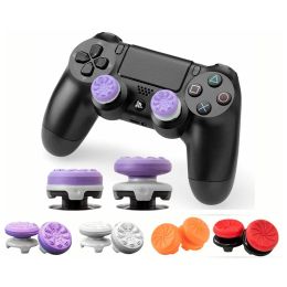 1PAIR Thumbsticks For PS4 Silicone Thumb Grips Non-slip Joystick Grips For PS5 High Rise/Mid-Rise Joystick Cap Games Accessories