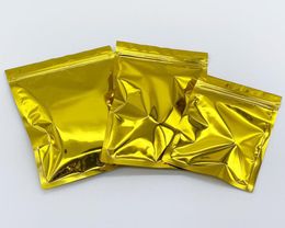 500Pcs Resealable Gold Aluminium Foil Packing Bags Valve locks with a zipper Package For Dried Food Nuts Bean Packaging Storage Bag6382345