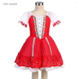 Stage Wear Short Sleeves Ballet Tutu Skirt Girls And Women Ballerina Dance Costumes Female Fancy Dress Romantic Tutus Performance Clothes