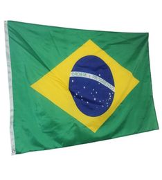 Brazil Flag 3x5FT 150x90cm Polyester Printing Indoor Outdoor Hanging Selling National Flag With Brass Grommets 1678905