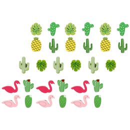 40 Pcs Cork Board Cactus Pushpin Thumb Tacks Bohemian Cute Pins Thumbtacks Decorative