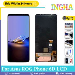 Original 6.78" AMOLED For Asus ROG Phone 6D AI2203 LCD Display AI2203_D Touch Screen Digitizer Assembly Replacement Parts