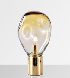 Nordic Gold Glass Table Lamp Italy Design Table Light Bedside Lighting LED Decoration For Living Room7472738