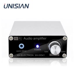 Amplifier UNISINA TPA3116D2 Audio Amplifier Board TPA3116 2.0 channel Rated Power 60WX2 Stereo Digital Power Amplifiers Aluminium alloy box