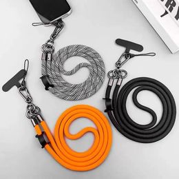 Thick Phone Lanyard Adjustable Detachable Neck Cord Crossbody Shoulder Strap Safety Rope Mobile Phone Case Lanyards Accessories