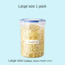 Storage Bottles 600-1500ml Sets Stackable Kitchen Sealed Jar Plastic Food Box Multigrain Tank Bottle Dried Fruit Tea Containers
