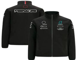 2021 jacket 1 Team Racing Suit Fans Casual Zip Up Jacket Customised Car Logo Jackets FallWinter Work Clothes Men0397027322