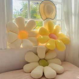 Pillow Sunflower Cute Bay Window Tatami Bedroom Sofa Chair Small Daisy Flower Home Decor