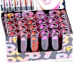 Lipsticks Makeup 24PCS 6 Color Red Pink Colored Lipstick Lip Stick Net 2 3g287C4698741