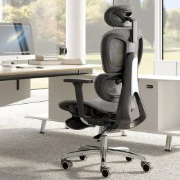Computer Ergonomic Office Chairs Footrest Swivel Rolling Comfortable Armchair Mesh Gaming Chair Desk Silla Oficina Furnitures