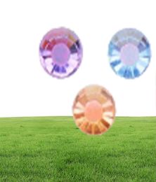 Loose Diamonds Whole 25mm Resin Rhinestones Transparent Bottom Flatback Crystal AB Nail Gems Rhinestone For Clothing Decorati4498928