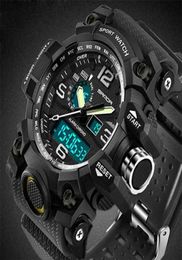 G Style SANDA Sports Men039s Watches Top Brand Luxury Military Shock Resist LED Digital Watches Male Clock Relogio Masculino 741406085