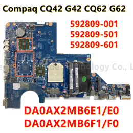 Motherboard DA0AX2MB6E1/E0 DA0AX2MB6F1/F0 Laptop Motherboard For HP Presario G42 G62 CQ42 CQ62 Motherboard 592809001 592809501 592809601