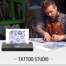 Tattoo Stencil Printer Machine with 10 Transfer Paper Thermal Printing Tattoo Pattern Copier 216mm/210mm Size Smart APP Control