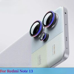 Camera Lens Cover For Redmi Note 13 Pro black silver colorful Lens Ring Tempered Glass For RedMi 13Pro 13Pro+ Camera Protector
