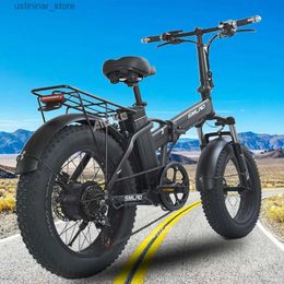 Bikes Ride-Ons EU Stock 20 Folding e-bike Men and Women 1000W motor 45km/h and 48V 15Ah Removable lithium-ion Electric Bike Bicycle 7-speed L47