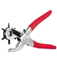 Duty Strap Leather Revolving Hole Punch Plier Leathercraft Tools DIY Crafts Puncher for Leather Belt and jeans Buttons90110833638310