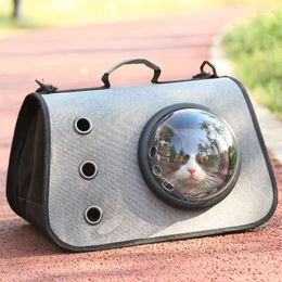Cat Carriers Pet Travel Carrier Bag Portable Folding Dogs Or Cats Cage With Locking Safety Zippers