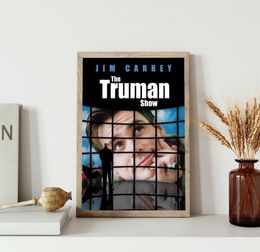 Classic Sci-fi Movie The Truman Show Minimalist Film Poster Canvas Painting Retro Wall Art Pictures Home Dorm Room Decor