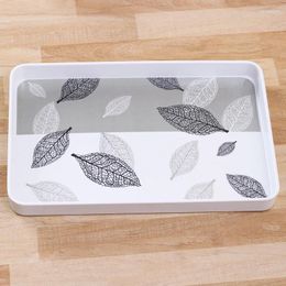 Tea Trays Modern Dish Tray Plastic Kitchen Plate Home Nordic Serving Coffeeware Teaware Bandeja Plastico Accessories