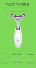 Face Care Devices Face Neck Massager LED Pon Therapy Skin Tighten Massage Reduce Double Chin Anti Wrinkle Remove Beauty Device 2301478327