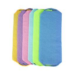 Colourful Exfoliating Rubbing Bath Towel Washcloth Elastic Shower Body Scrub Cleaning Massage Bath Towel Body Washing Clean Towel