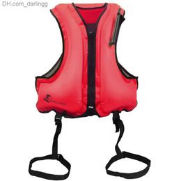 Life Vest Buoy Adult life jacket inflatable swimming vest for Snorkelling equipment swimming drifting surfing water sports life savingQ240412