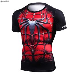 Products Mens Running T Shirt Winter Soldier 3d Print Sleeveless T Shirts Men Compression Shirt Gym Jogging Training Sport Tight Tops Tee