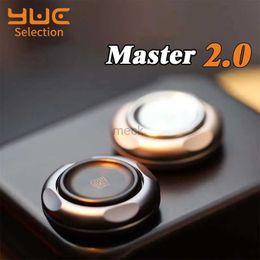 Decompression Toy YUC Magnetic Ratchet Haptic Coin Master 2.0 GAO Studio Stress Relief Toys Cool Things Metal Spinner Desk Toy Edc Gadgets Tops 240413