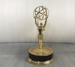 Real Life Size 39cm 11 Emmy Trophy Academy Awards of Merit 11 Metal Trophy One Day Delivery1337209