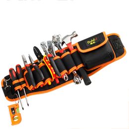 Heavy Duty Tool Belt,Tool Pouch with Pocket,Garden Waist Bag Hanging Pouch for Carpenter, Electrician, Woodworker,Construction,
