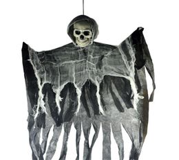 Halloween Decoration Creepy Skeleton Face Hanging Ghost Horror Haunted House Grim Reaper Halloween Props Supplies JK1909XB2421518