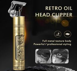 Dragon Phoenix Hair Clipper Electric Hair Clipper Oil Head Cut Head Knife Full Metal Copper Tube Electric Push8994534