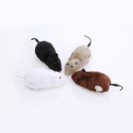 Pet Cat Toy Plush Windup Chain Up Toy Mouse Interactive Play Chasing Toy Pet Supplies