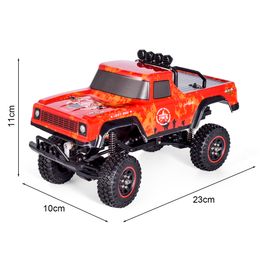 AUSTARHOBBY 1/18 Scale 2.4Ghz 3CH RTR RC Rock Crawler Car 4WD Off-Road Climbing Truck Remote Control Model All Terrain Vehicle