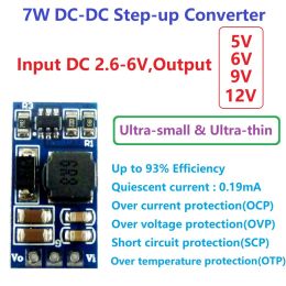 Voltage Regulator 7W mini DC DC Boost Step-up Converter 2.6-5.5V to 5V 6V 9V 12V Module for LED Motor