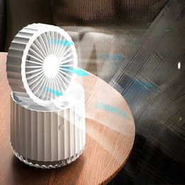 Electric Fans New Humidifying Portable Folding Spray Desktop Cooling Mini Small Fan USB Rechargeable Electric Fan