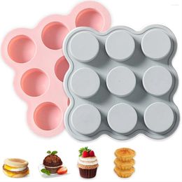 Baking Moulds Air Fryer Egg Mold Reusable Muffin Pan Non-Stick Mini For Microwave Oven Steamer