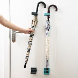 Adhesive Wall Mounted Umbrella Rack, Stand Holder, Storage Entryway Organizer, Indoor Shelf, Walking Sticks, Household Racks