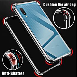 For Samsung Galaxy A02 Clear Phone Soft Case TPU Transparent for Sumsung A 02 6.5" SM-A022F Shockproof Anti-scratch Covers Shell