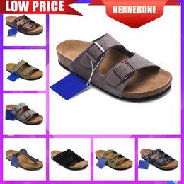 Designer Slippers slides sandals Summer Flats Sexy real leather platform Shoes Ladies Beach Slides 2 Straps Adjusted Gold Buckles luxury high quality 2024 size 36-45